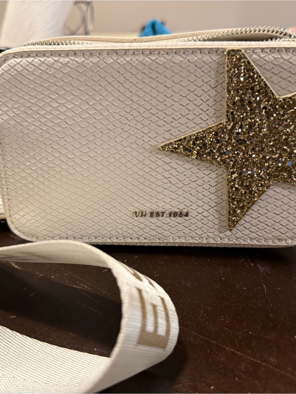 Vintage Havana limited edition crossbody Gold Glitter Star and gold accents new